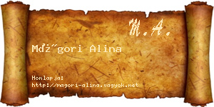 Mágori Alina névjegykártya